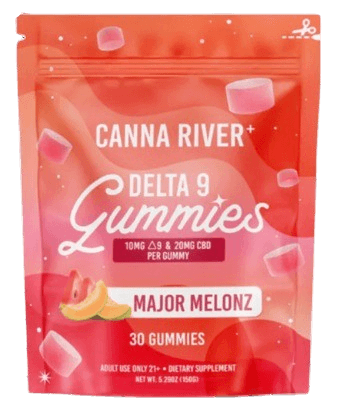 Canna River Delta 9 Gummies 10mg THC 20mg CBD