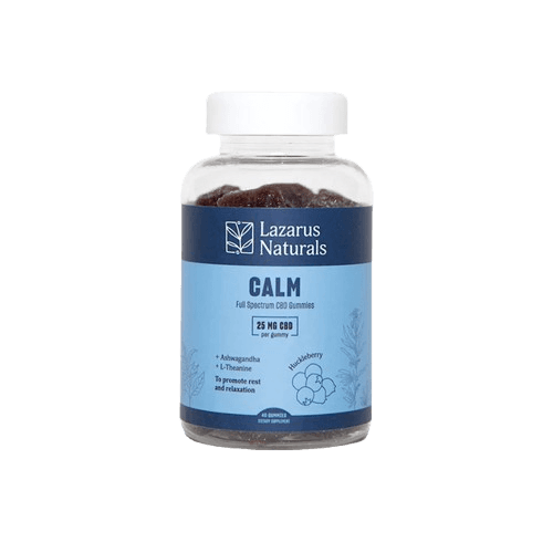 Lazarus Naturals Full Spectrum CALM CBD Gummies 25mg CBD
