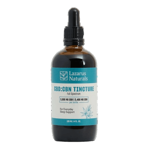 Lazarus Naturals Full Spectrum Sleep CBD:CBN Tincture 3600mg CBD, 2400mg CBN