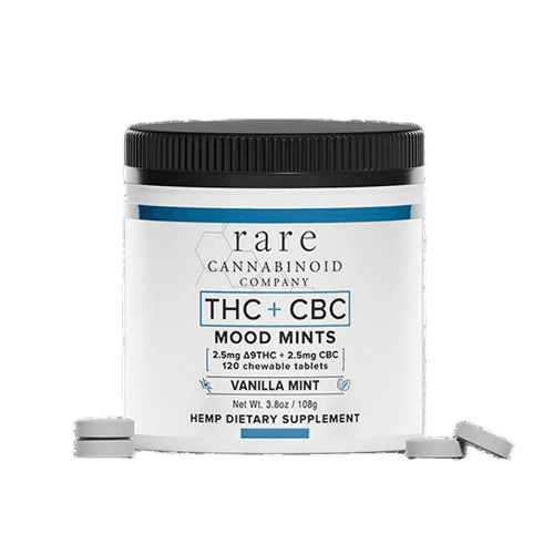 Rare Mood Mints THC + CBC 2.5mg A9THC + 2.5mg CBC