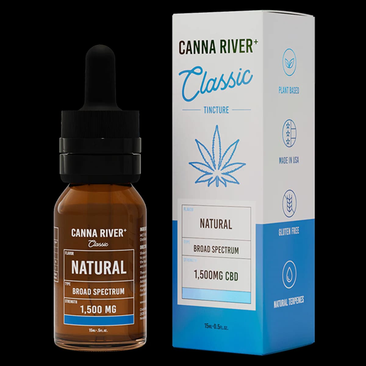 Canna River Broad Spectrum Classic CBD 1.500mg