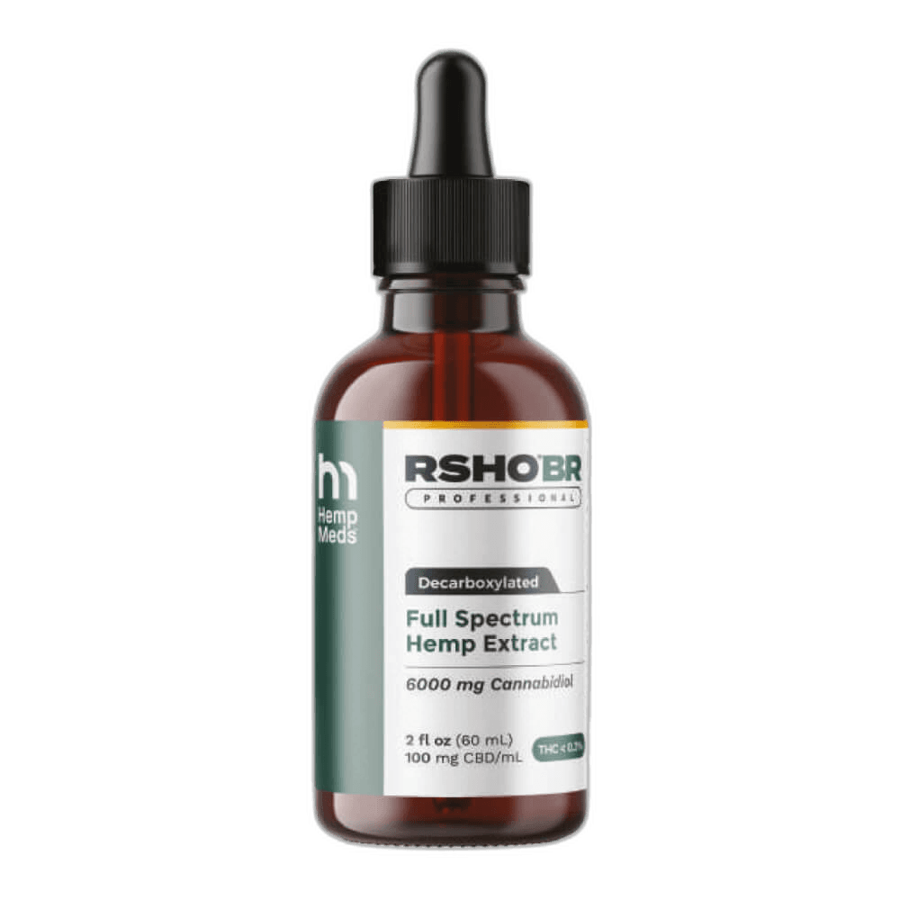 Hemp Meds Óleo CBD Isolado RSHO-X 6000mg CBD - 30ml